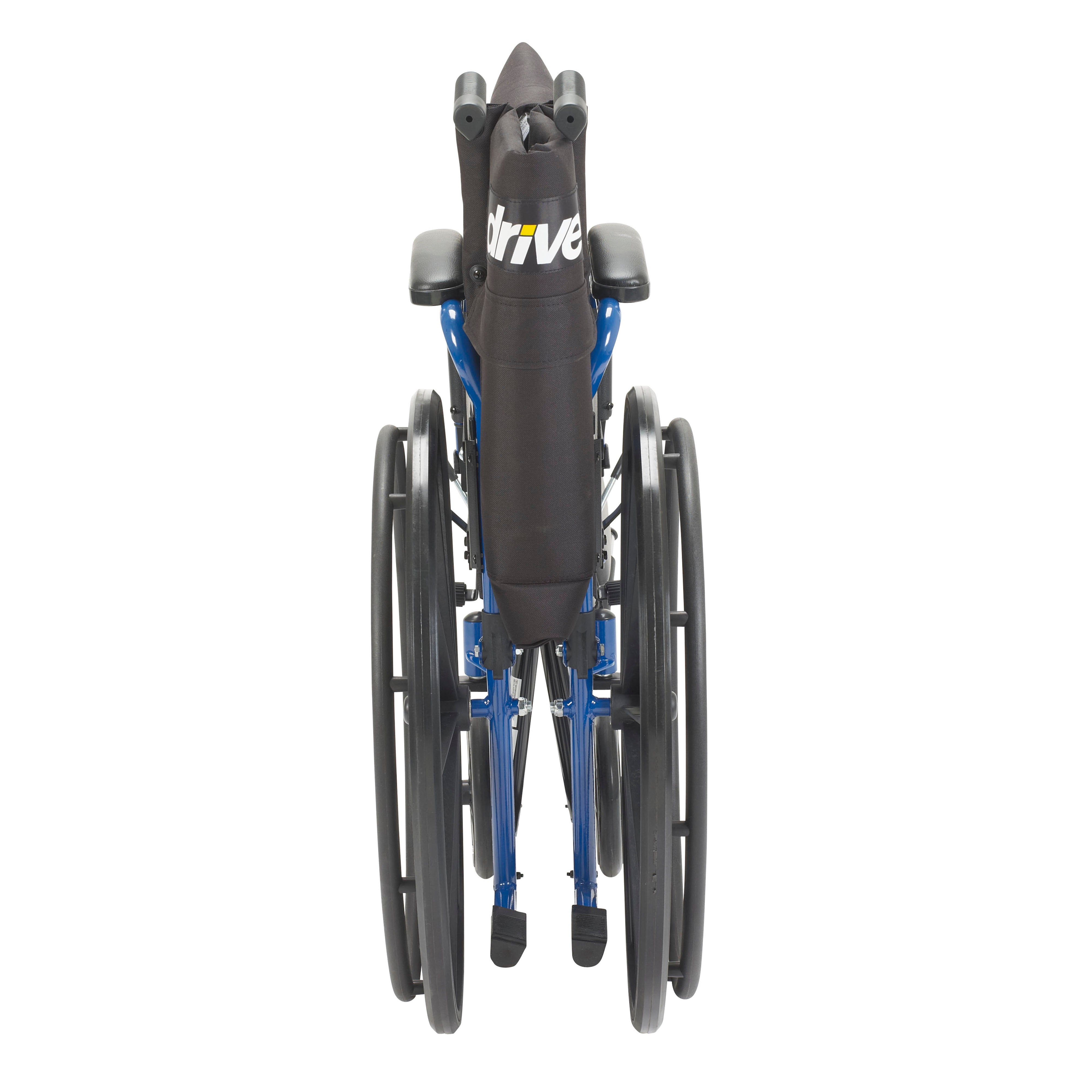 Drive Medical Blue Streak Wheelchair with Flip Back Desk Arms