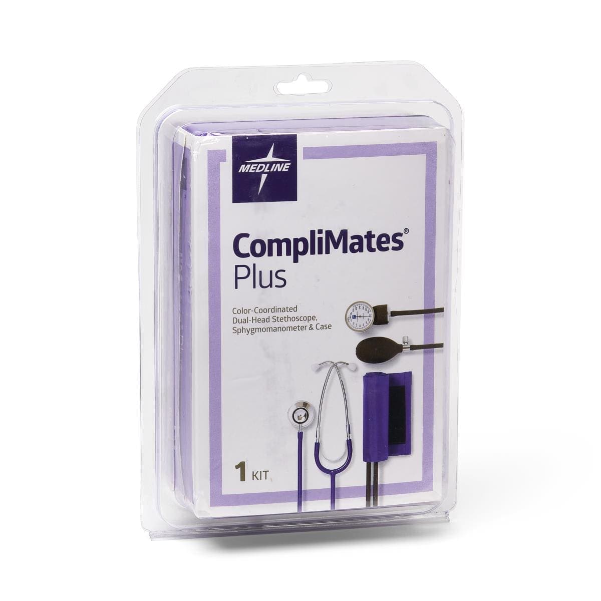 Medline Medline Compli-Mates Dual-Head Stethoscope and Blood Pressure Combo Kits MDS9118