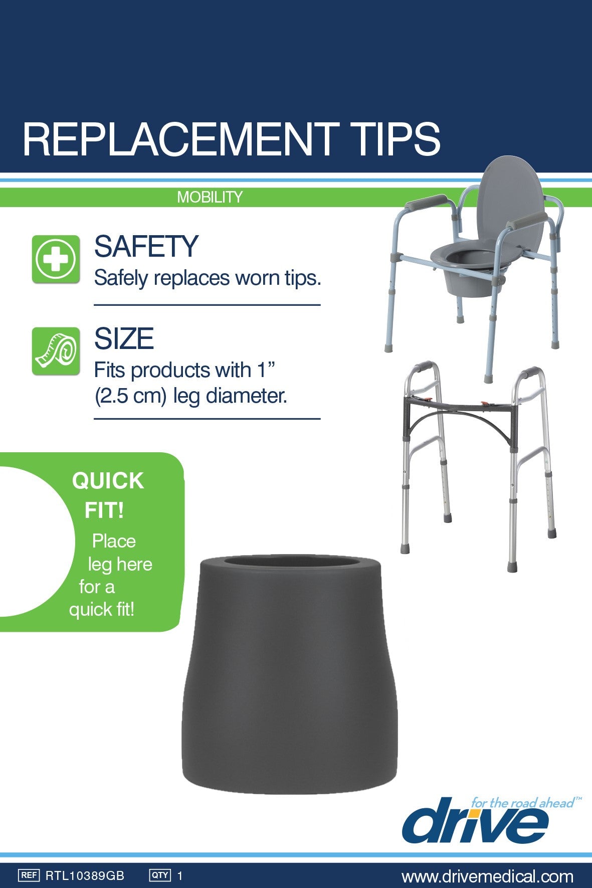 Drive Medical Utility Replacement Tip