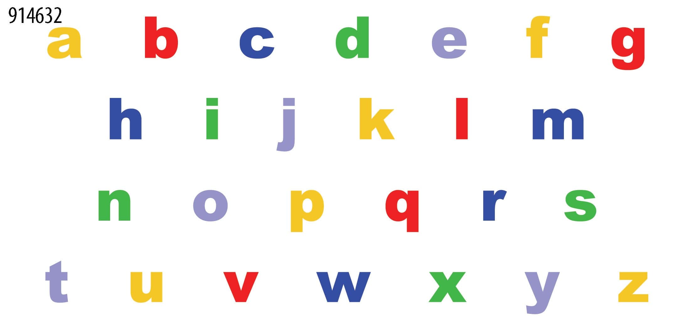 SkilCare SkilCare Gel Pad - Alphabet - Upper Case - Blue 914632