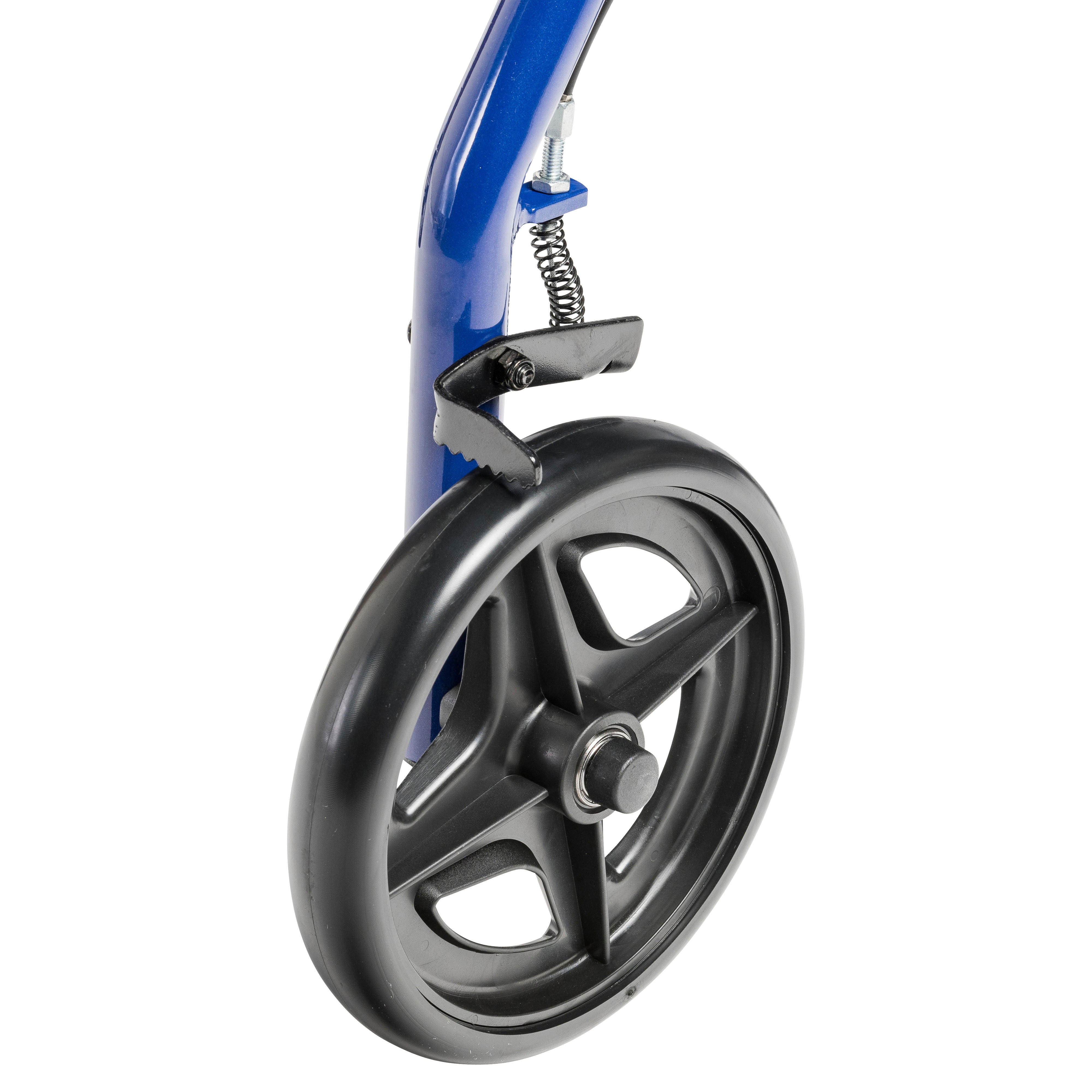Drive Medical Aluminum Rollator Rolling Walker with Fold Up and Removable Back Support and Padded Seat