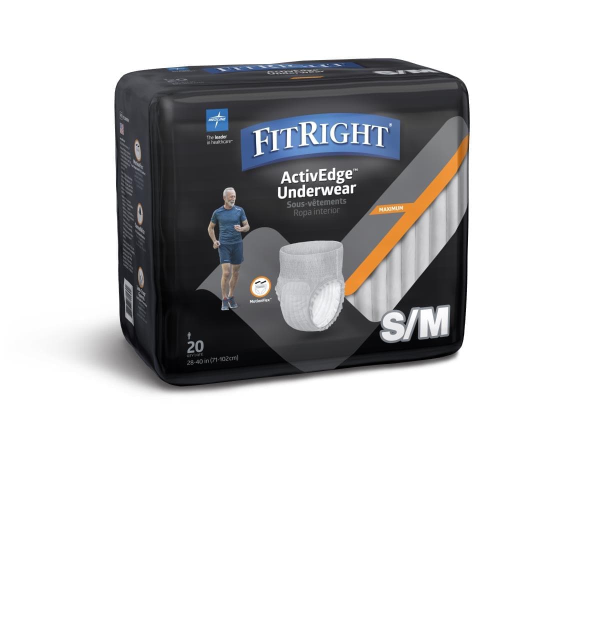 Medline Medline FitRight Ultra Underwear for Men FIT23MSMZ