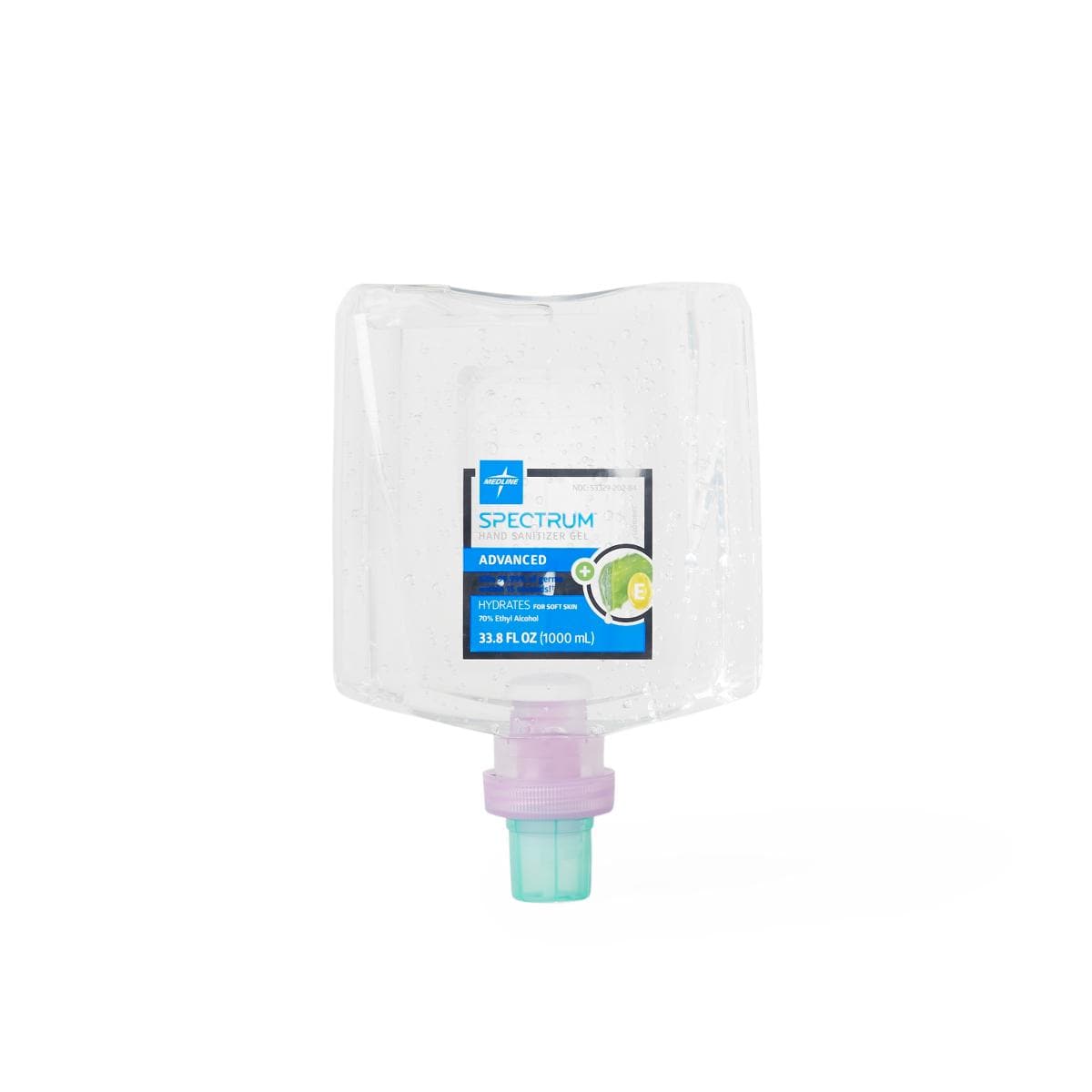 Medline Medline Spectrum Advanced Hand Sanitizer Gel with Aloe Vera and Vitamin E HH70G1000H