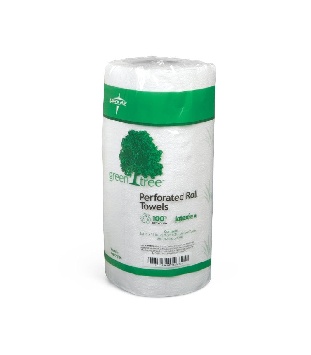 Medline Medline Green Tree Perforated Paper Towel Roll NON26835Z