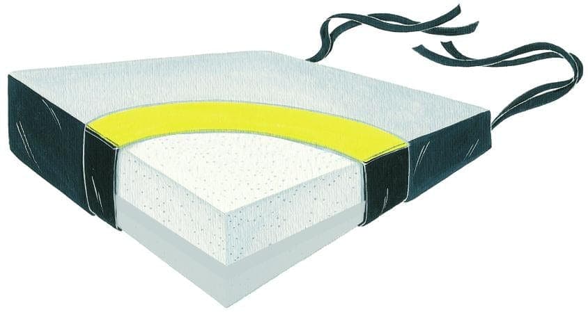 SkilCare SkilCare Bariatric Foam 20" Wedge w/Nylon Cover, 18x4.5x3"