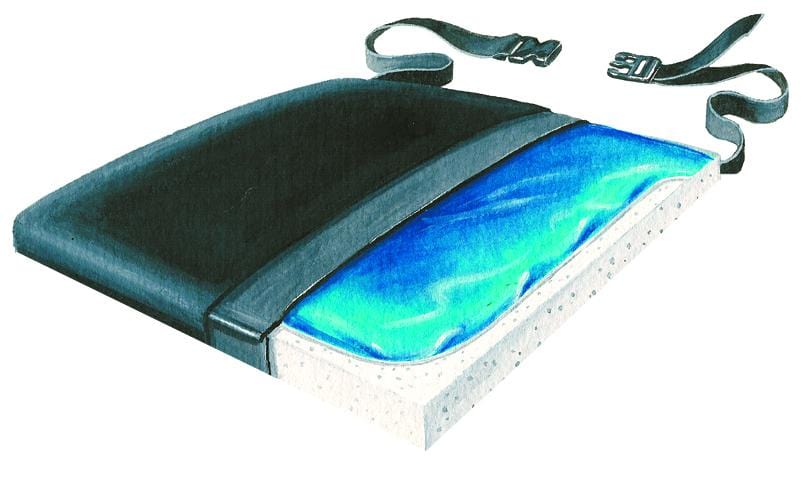 SkilCare SkilCare Gel-Foam 16" Thin-Line Vinyl Cushion