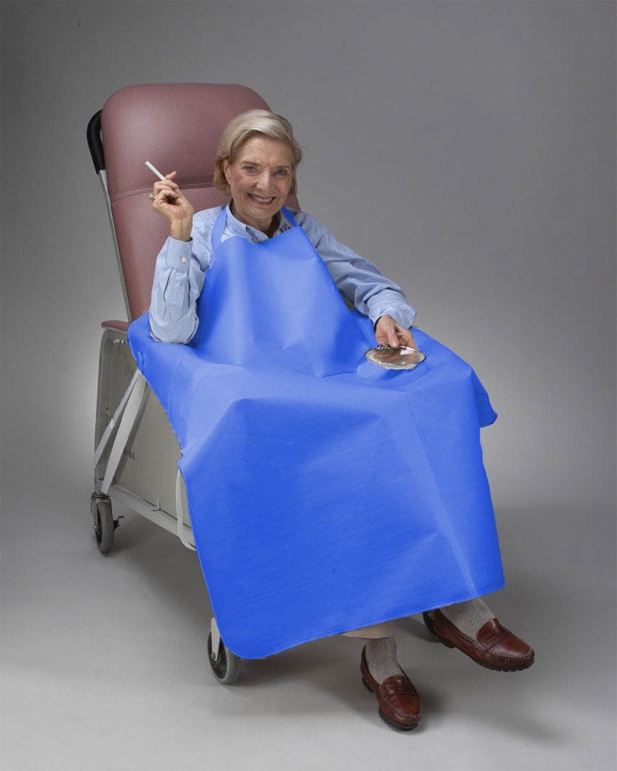 SkilCare SkilCare Smokers Apron for Wheelchair, White
