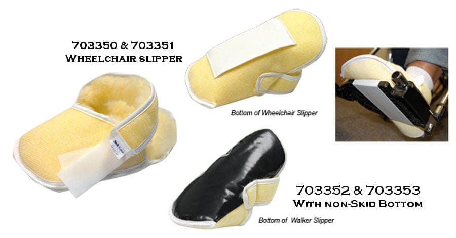 SkilCare SkilCare Synthetic Sheepskin Relief Slipper for Wheelchair