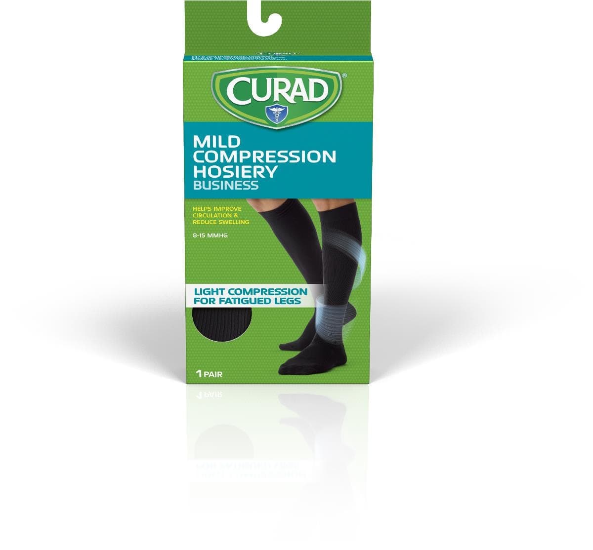 Medline Medline CURAD Knee 8-15mmHg Compression Socks MDS1717ABH