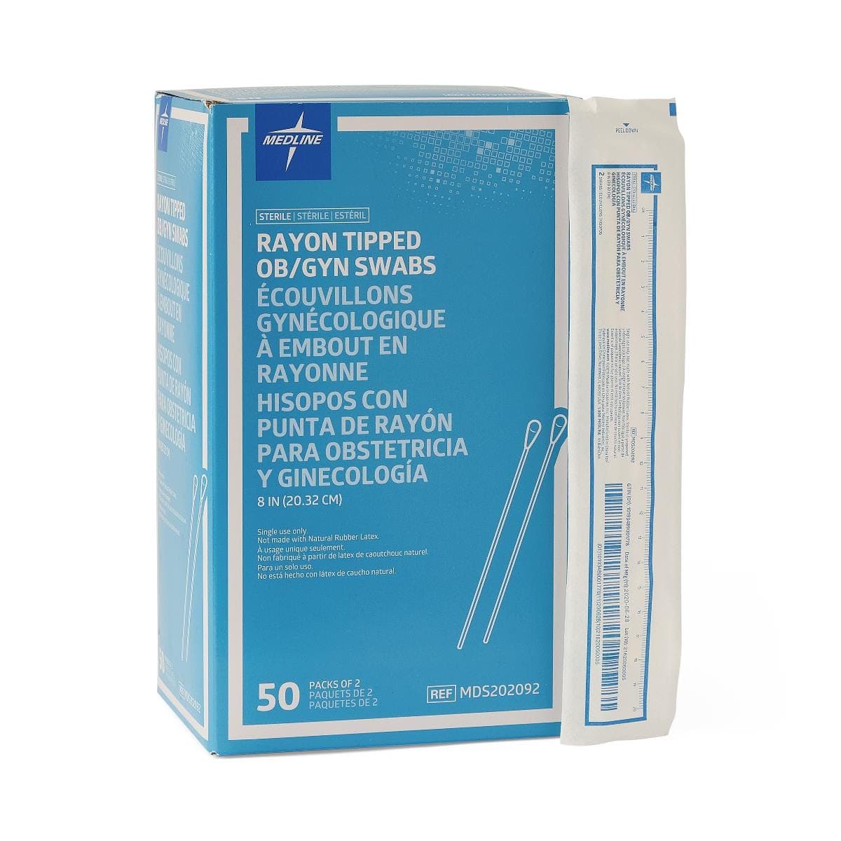 Medline Medline Sterile Rayon Tip OB/GYN Swabs MDS202092Z