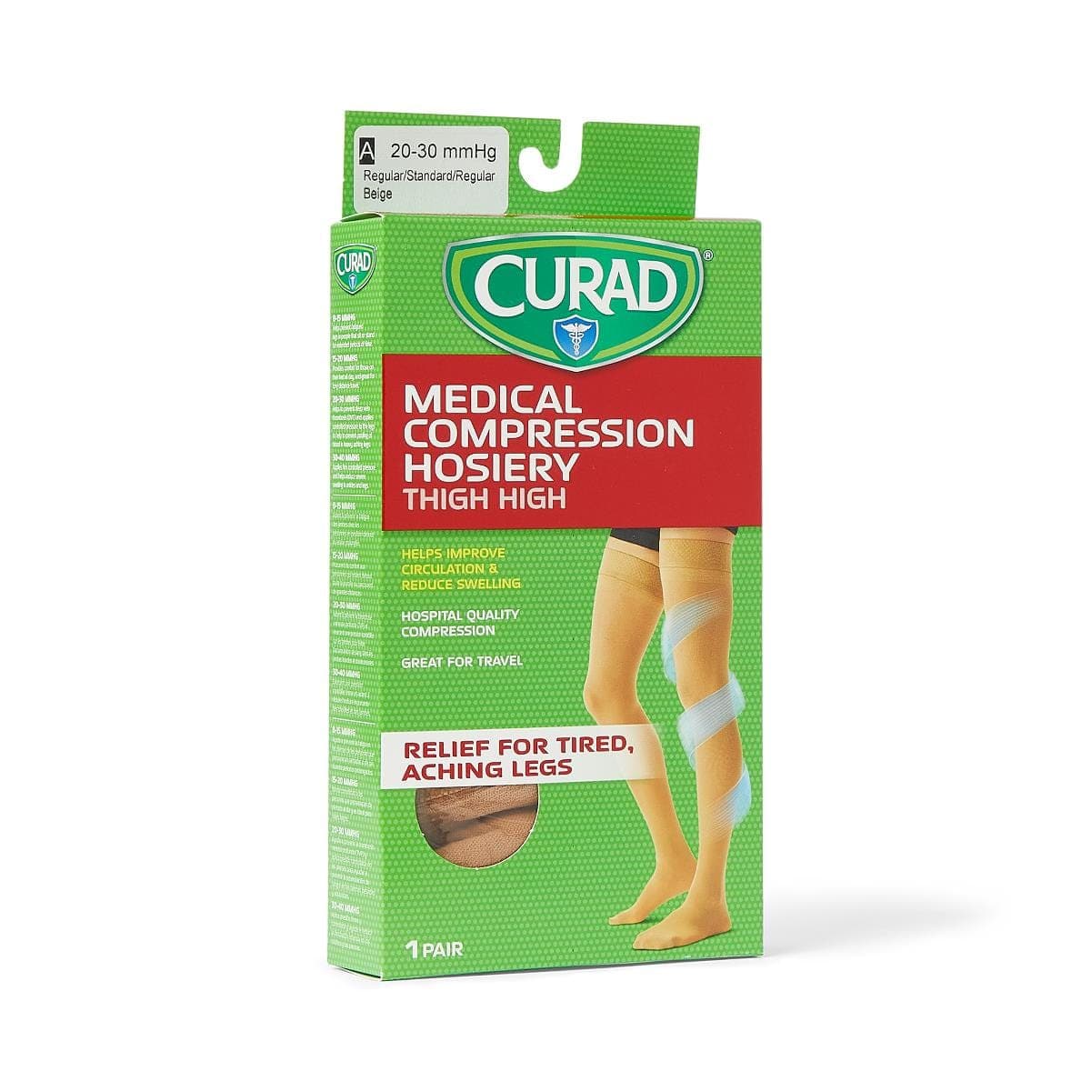 Medline Medline CURAD Thigh 20-30mmHg Compression Hosiery MDS1708ATH