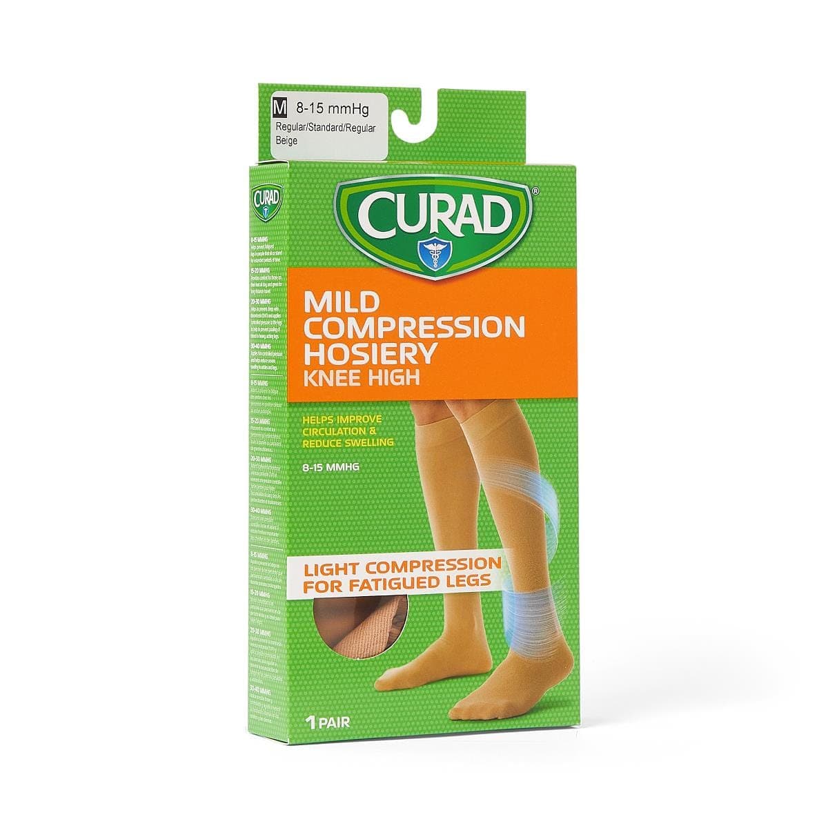 Medline Medline CURAD Knee 8-15mmHg Compression Hosiery MDS1712BTH