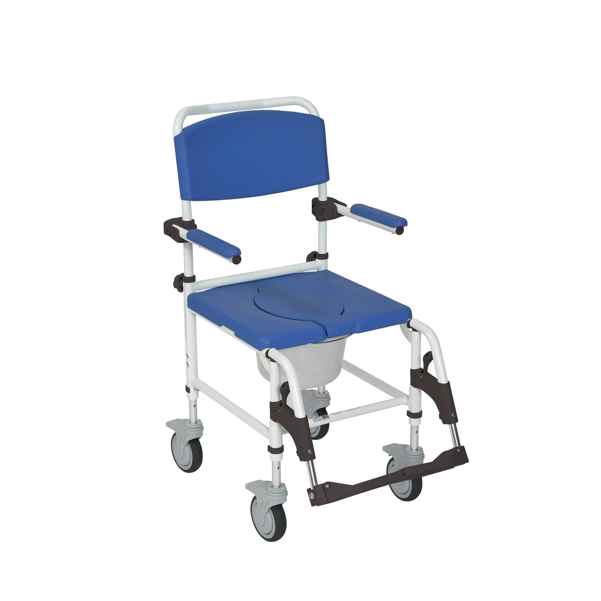 Drive Medical Drive Medical Aluminum Shower Commode Mobile Chair nrs185007