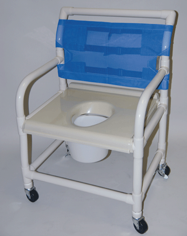Healthline Shower Chair Extra Wide 24″ Vacuum Formed Seat