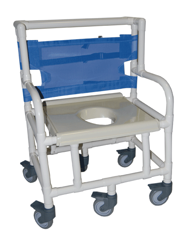 Healthline Shower commode chair 600 lb capacity- Bariatric