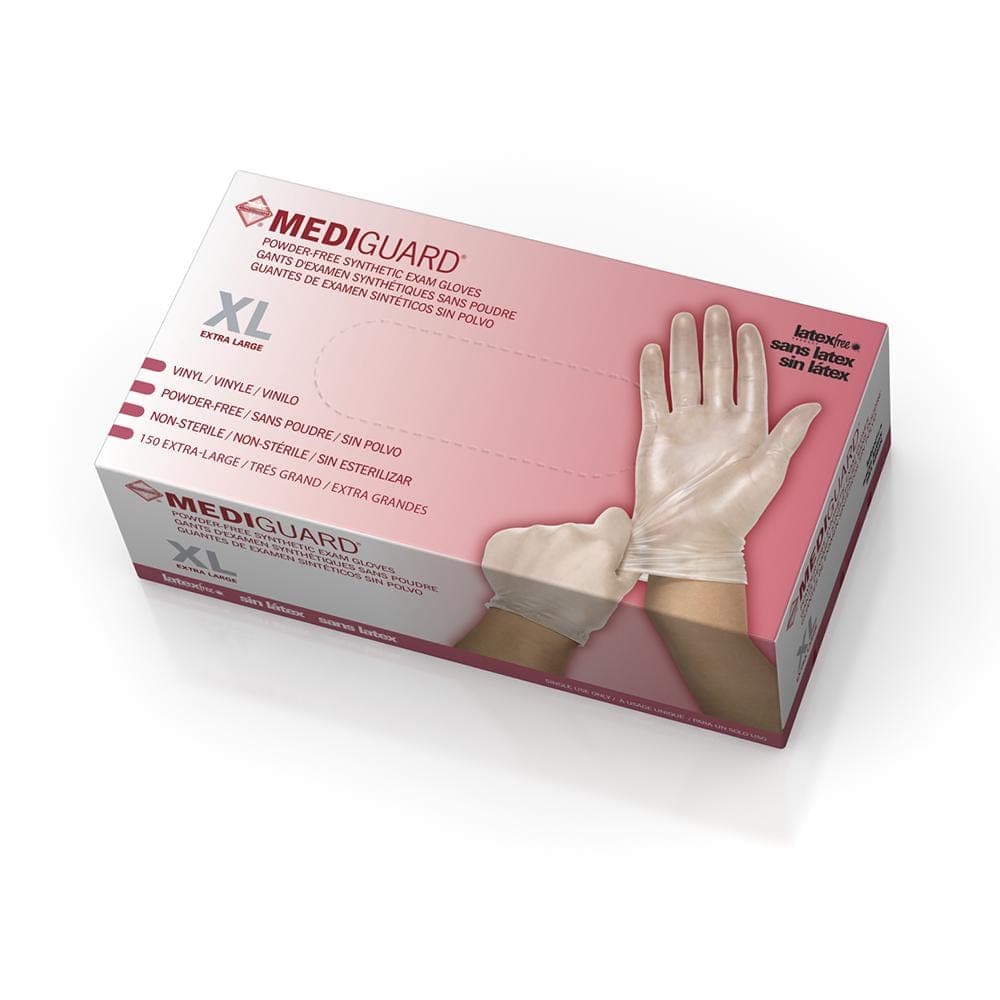 Medline Medline MediGuard Vinyl Synthetic Exam Gloves - CA Only 6MSV514H