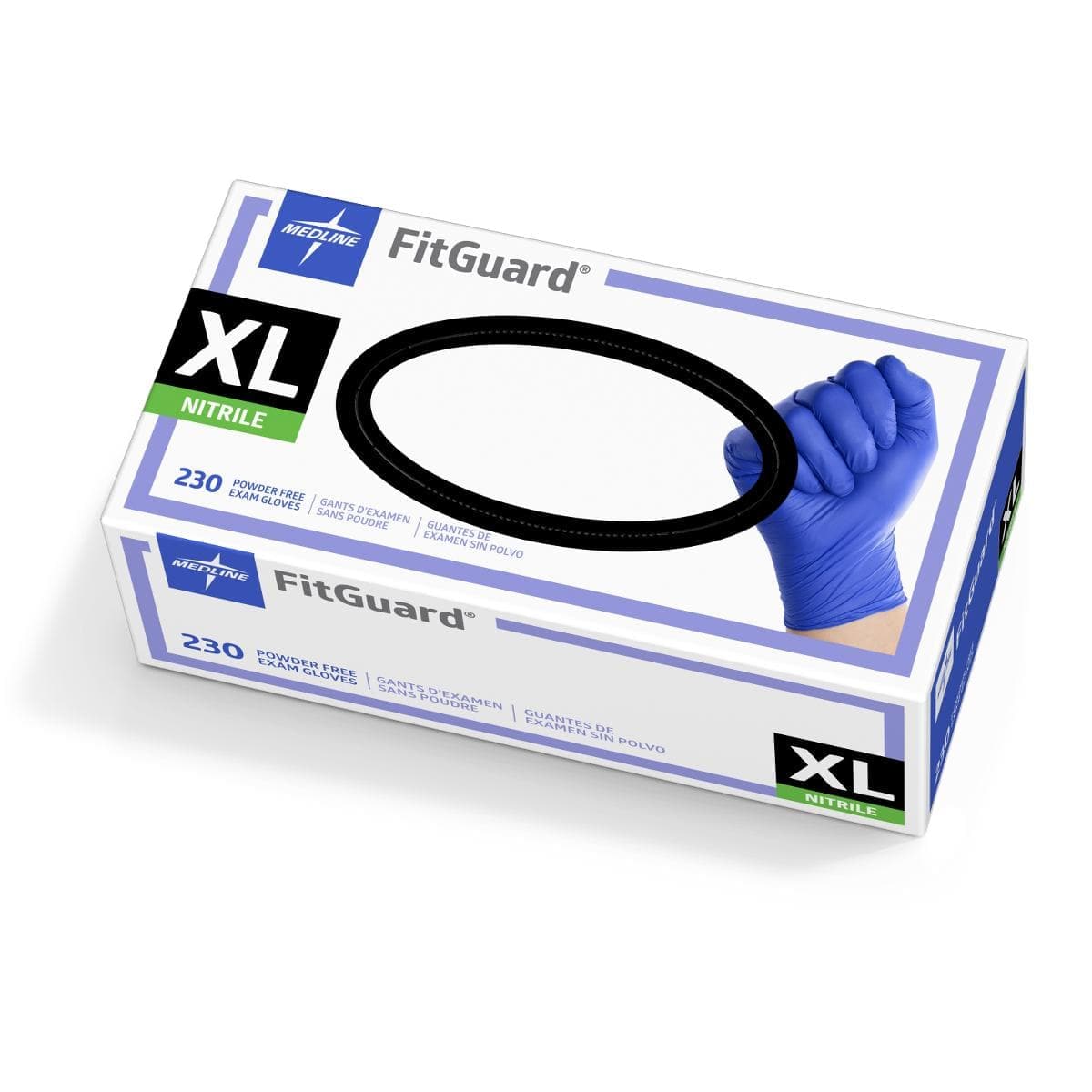 Medline Medline FitGuard Nitrile Exam Gloves FG2504