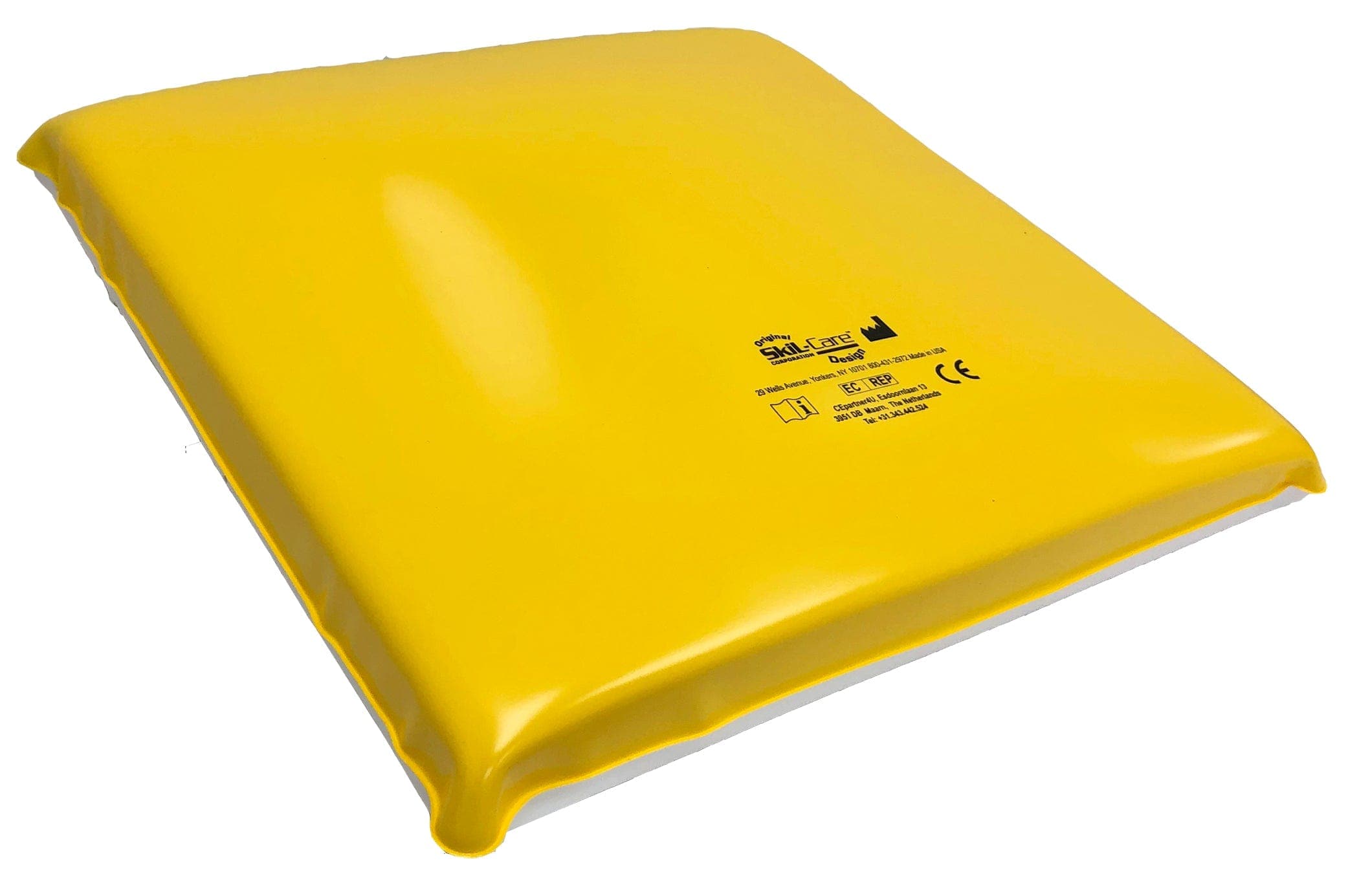 SkilCare SkilCare PathoShield Econo-Gel Cushion, 16"W x 16"D x 2"H, Yellow 751140