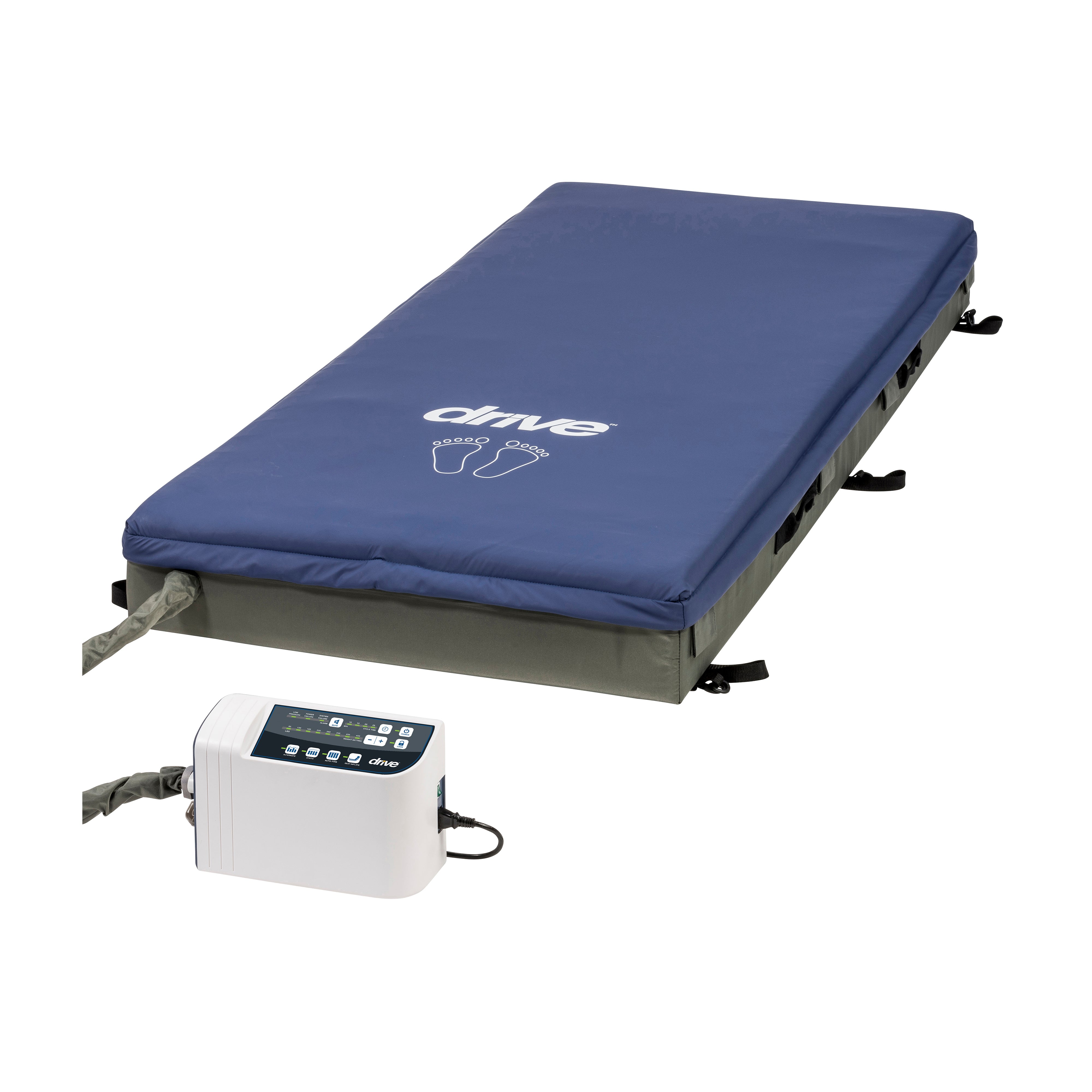 Drive Medical Med-Aire Edge Alternating Pressure & Low Air Loss Mattress Replacement System